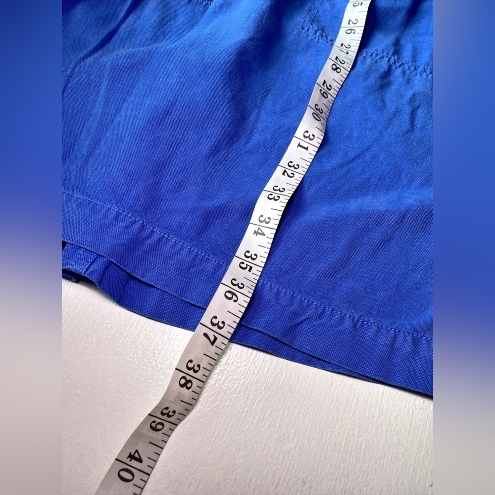 J. Crew Drapey Oxford Safari Dress, Blue - Picture 14 of 16